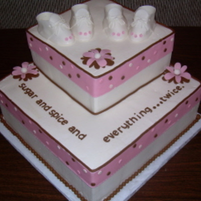 Twin Girls Baby Shower