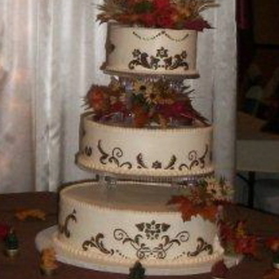 Autumn Wedding Cake
