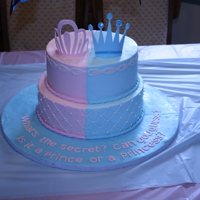 Baby Gender Reveal Cake