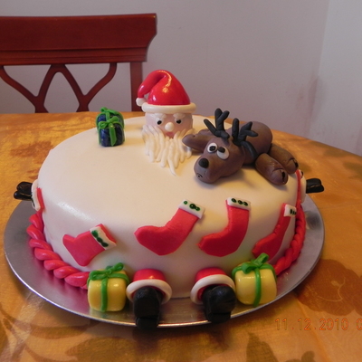 Imprisoned Santa Claus And Drunked Deer