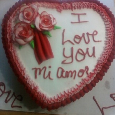 First Valentine's Cake