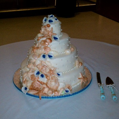 Seashell Wedding Cake