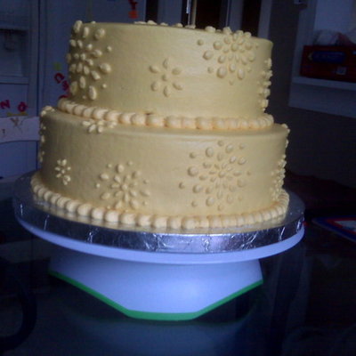 "golden" Birthday Cake