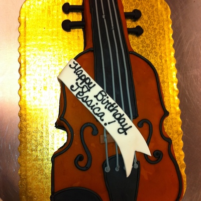 Violin Cake