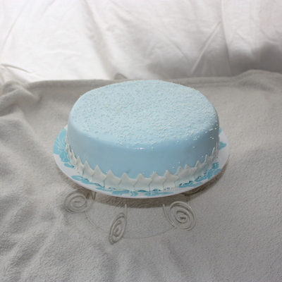 Winter Blue Cake