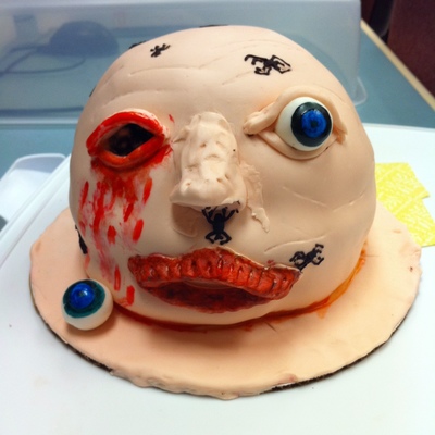 Spooky Spidery Severed Head