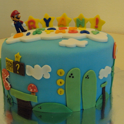 Super Mario Birthday Cake