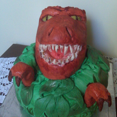 T-Rex Birthday Cake