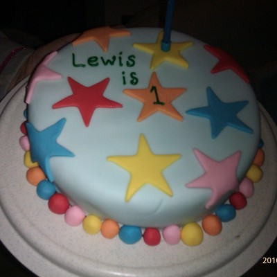 Childrens Simple Star Cake