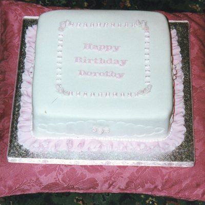 Pink Birthday Cake
