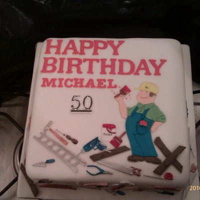 Diy Cake 50Th Birthday