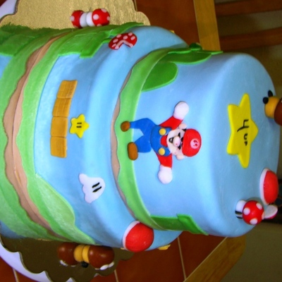 Mario Birthday Cake