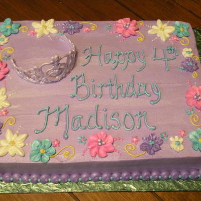Princess Floral Cake