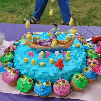 Rapunzel Birthday Cake