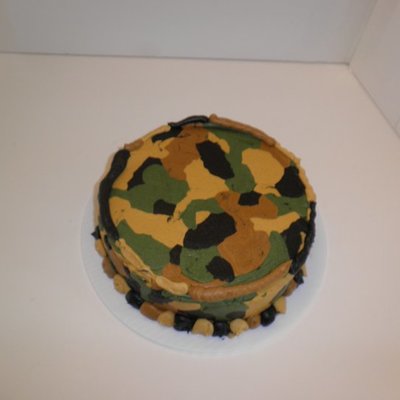 Brandon's Army Camo Cake