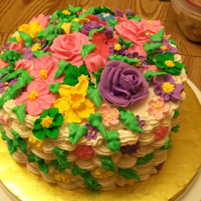 Flower Basket Cake
