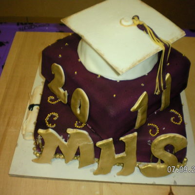 Purple And Gold Graduation