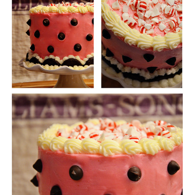 Pink, Peppermint Cake