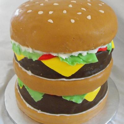 Dbl Cheeseburger/big Mac Cake