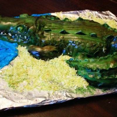 Crocodile Birthday Cake