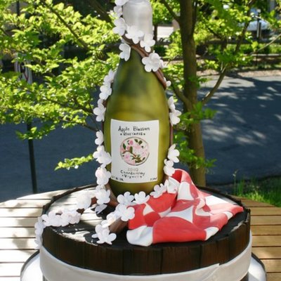 Wine Bottle For A Picnic