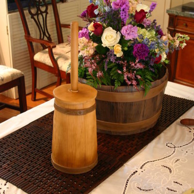 Butterchurn And 1/2 Whiskey Planter