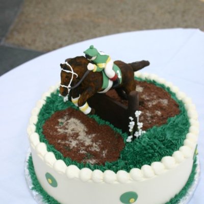 Race Horse And Jockey