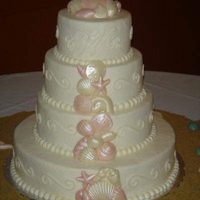 Seashell Wedding Cake