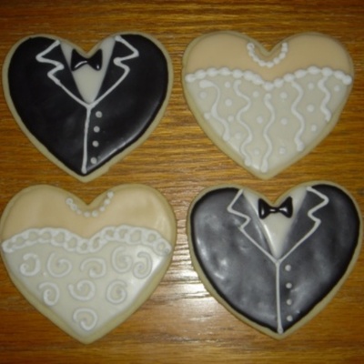Bride And Groom Cookies