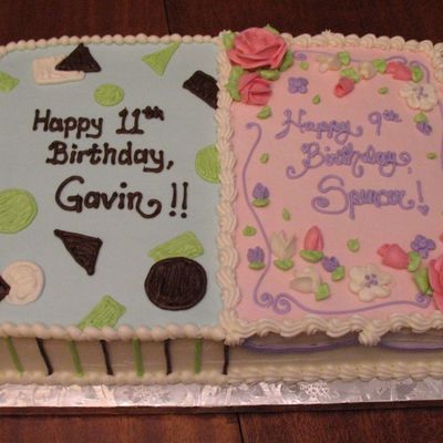 Gavin & Spencer's Dual Birthday