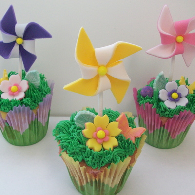 Pinwheels, Flowers And Butterflies, Oh My!