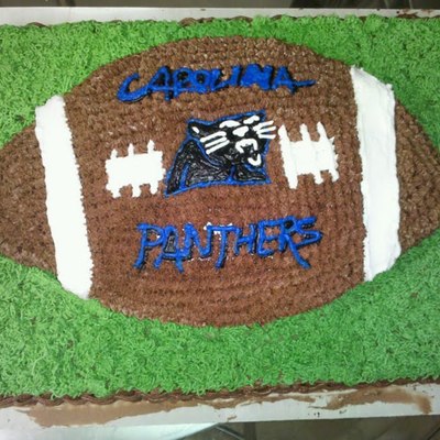 Carolina Panthers Cake