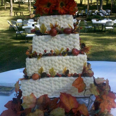 Rustic Fall Wedding Cake