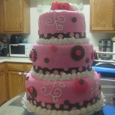 1St Stacked Wedding Cake