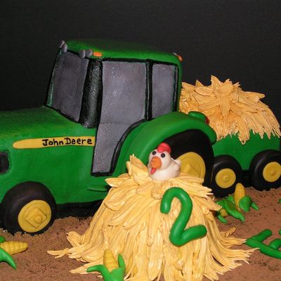 3-D John Deere Tractor