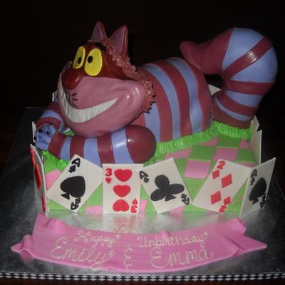 The Cheshire Cat Theme Cake