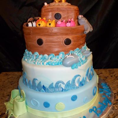 Noah's Ark Tiered Cake