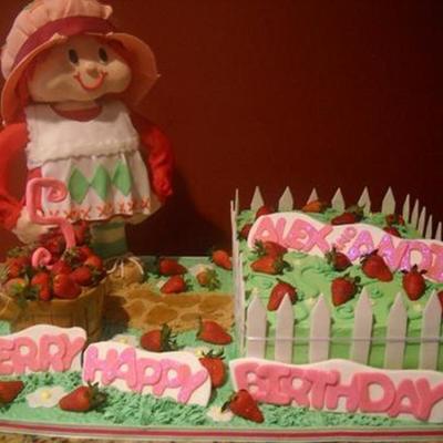 Strawberry Shortcake 3D Birthday Cake