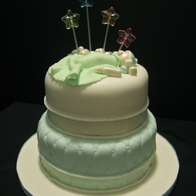 Sleeping Baby Shower Cake