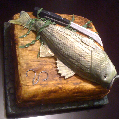 Fresh Catch On The Chopping Board