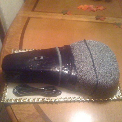 Microphone Cake