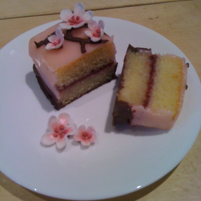 Cherry Blossom Petit Four