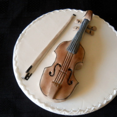 Violin Cake Topper