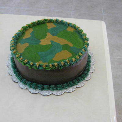 Army,camo Birthday Cake