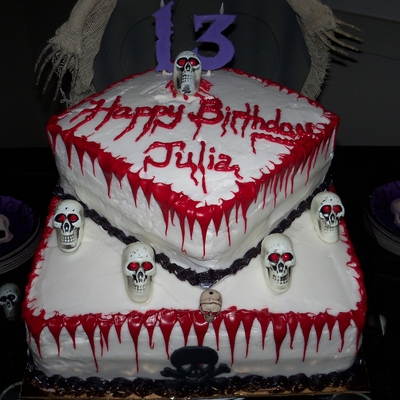13Th Halloween Bday Cake