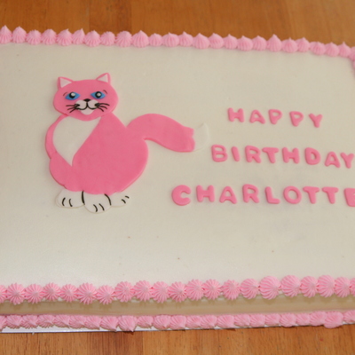 Pink Kitty Cake