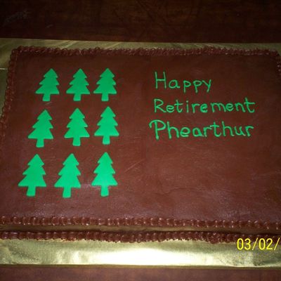 Retirement Cake-Forestry Commission