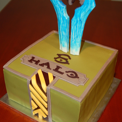Halo Birthday Cake