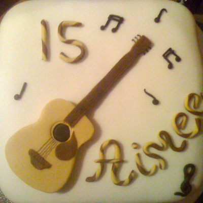 Guitar Cake