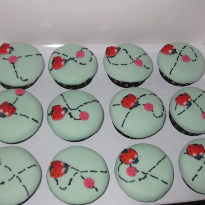 Ladybug Cupcakes